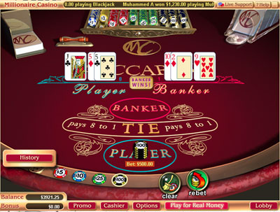 Live Baccarat Screenshot